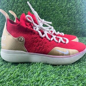 Nike KD 11 XI "KD Ever" Red Gold Basketball Sneakers Men's Size 8 Streetcore